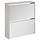 Spiegel-Schuhschrank 63x67 cm Betongrau - Outlet-Schnäppchen bis zu 34% Rabatt