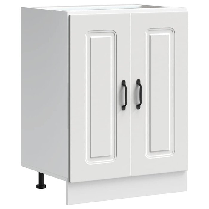 Vidaxl Spülenunterschrank Kalmar, 60x46x81,5 cm, weiß - jetzt bis zu 35% sparen
