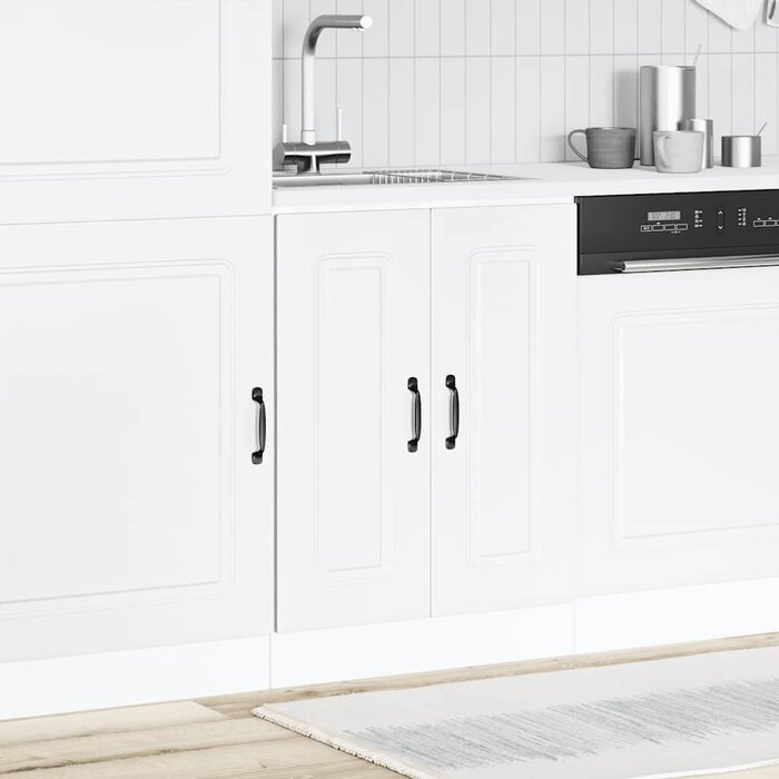 Vidaxl Spülenunterschrank Kalmar, 60x46x81,5 cm, weiß - jetzt bis zu 35% sparen