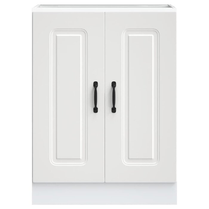 Vidaxl Spülenunterschrank Kalmar, 60x46x81,5 cm, weiß - jetzt bis zu 35% sparen