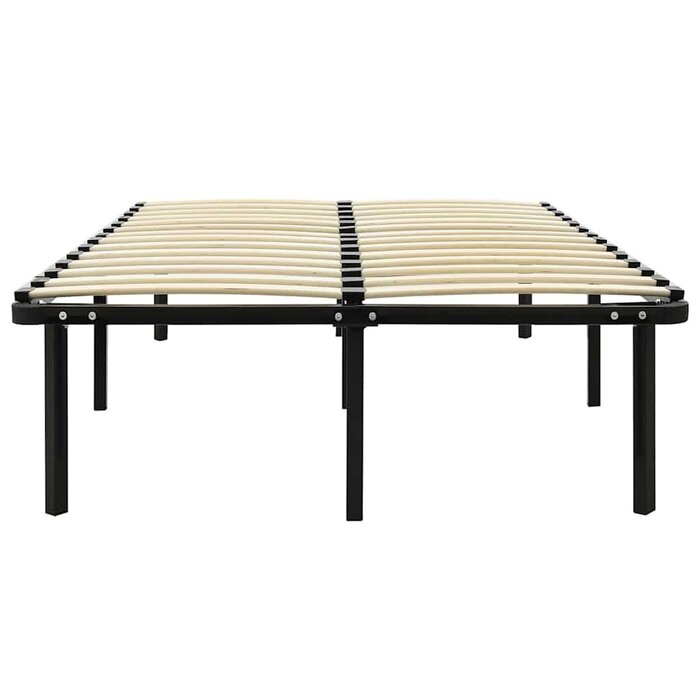 Metallbett 160x200 cm Schwarz inkl. Lattenrost - Bis zu 44% Rabatt
