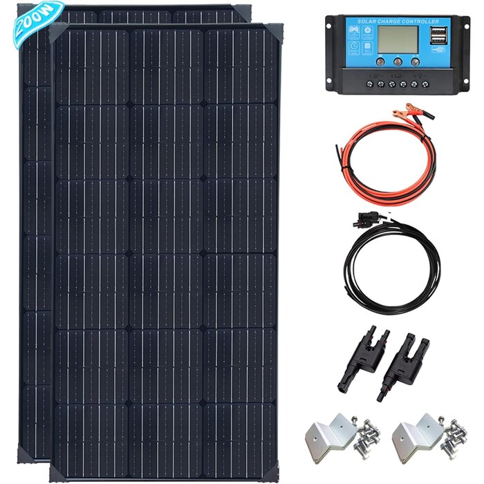 Flexibles 200W Solar-Set für Camper & Boot - bis zu 34% günstiger