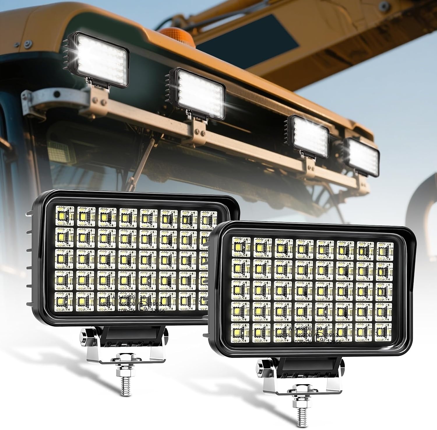 LED-Arbeitsscheinwerfer 6 Zoll 70W, 10000LM, blendfrei - bis zu 34% Rabatt