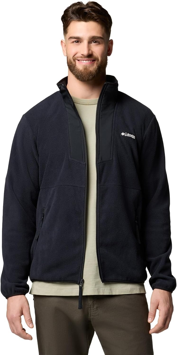Warme Herren Fleecejacke Schwarz Größe L - bis zu 29% Rabatt