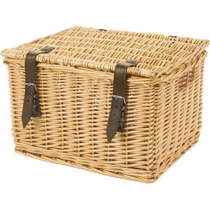 Rattan-Fahrradkorb für vorne, schwarz, 37x25x29 cm - bis zu 29% Rabatt