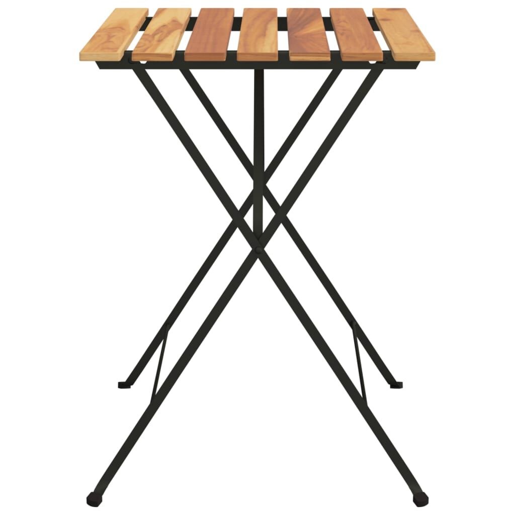 Vidaxl Klappbarer Bistrotisch Teak & Stahl - Jetzt bis zu 52% sparen