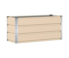 Vidaxl Eleganter Pflanzkübel in Elfenbein, 100x40x45cm - jetzt bis zu 48% reduziert