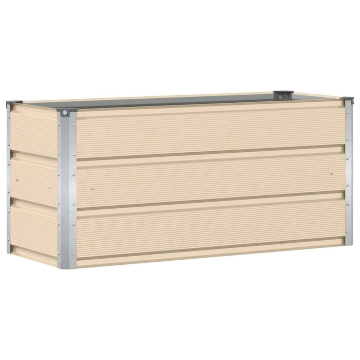 Vidaxl Eleganter Pflanzkübel in Elfenbein 100x40x45cm - Jetzt bis zu 33% sparen