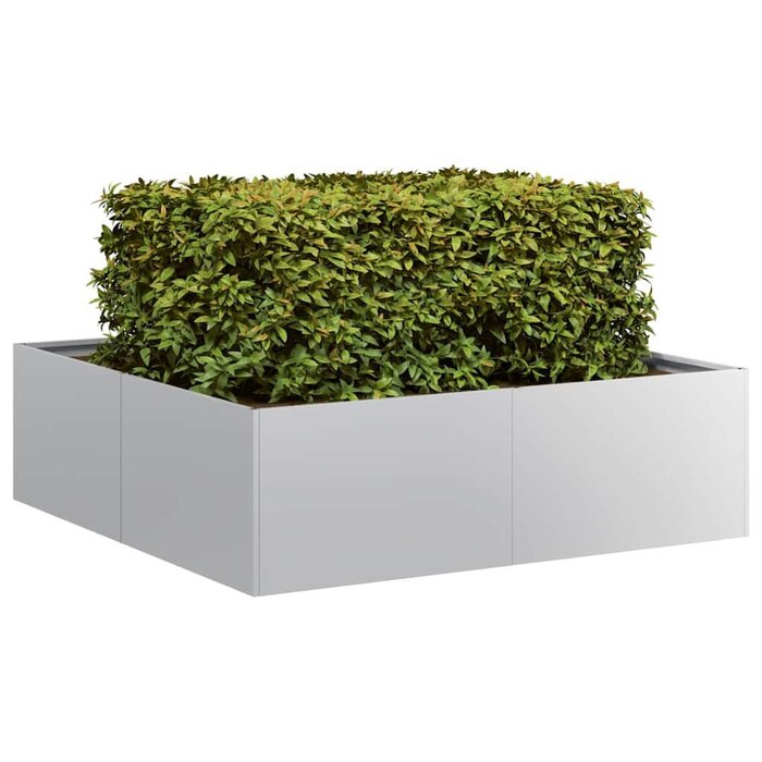 Vidaxl Hochbeet 100x100x30 cm aus verzinktem Stahl - jetzt bis zu 34% sparen