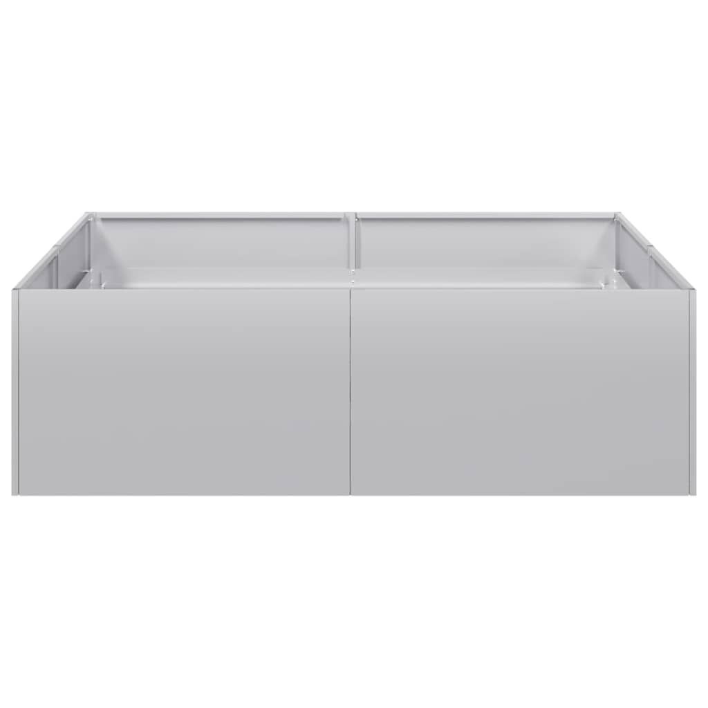 Vidaxl Hochbeet 100x100x30 cm aus verzinktem Stahl - jetzt bis zu 34% sparen