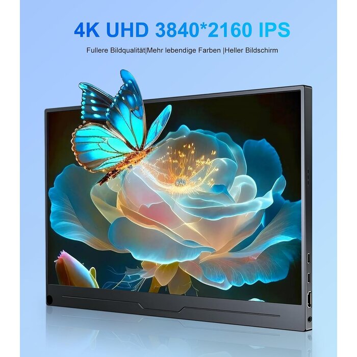 Tragbarer 15,6 Zoll 4K UHD Monitor - Bis zu 35% Rabatt auf Rückläufer