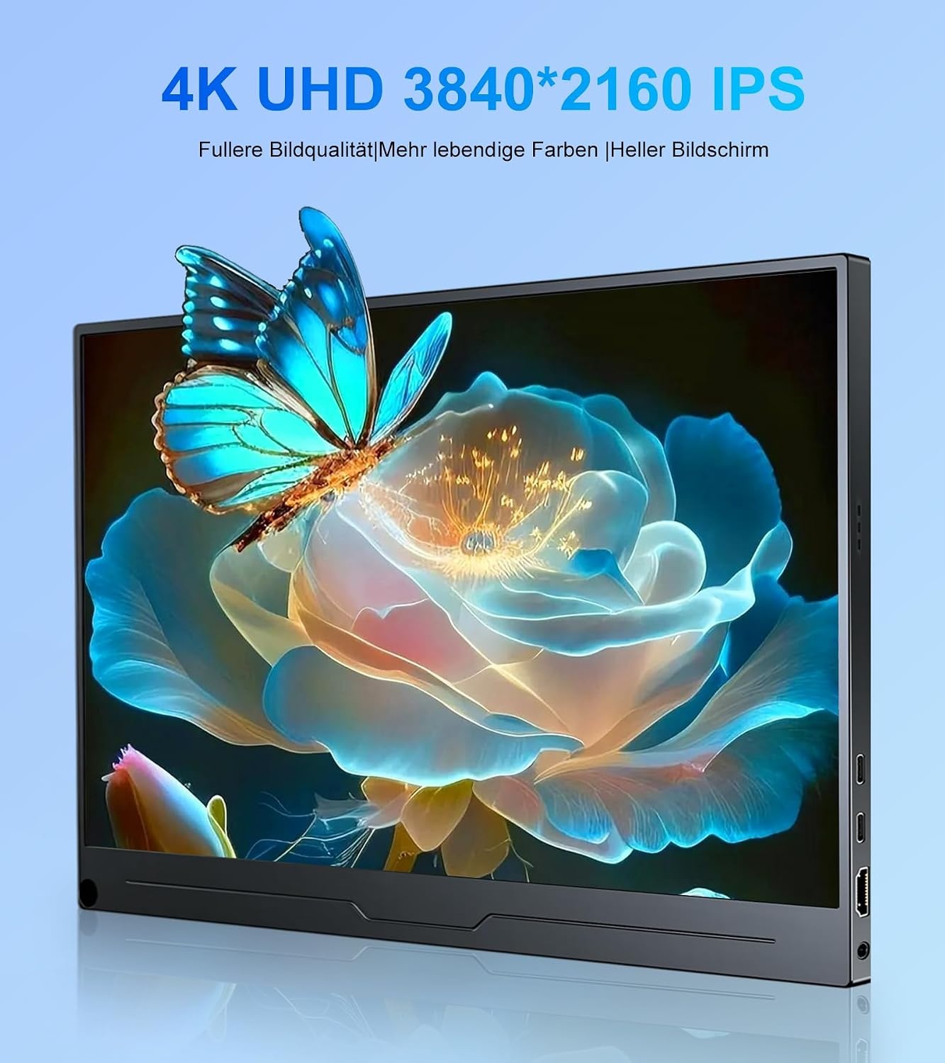 Tragbarer 15,6 Zoll 4K UHD Monitor - Bis zu 35% Rabatt auf Rückläufer