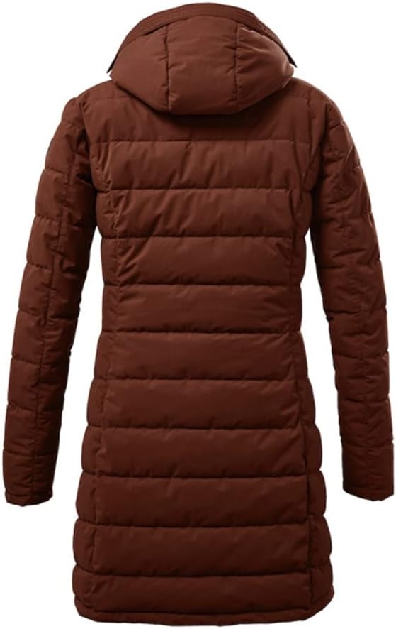Killtec Damen Stepp-Parka mit abnehmbarer Kapuze - Zimtbraun - bis zu 30% Rabatt