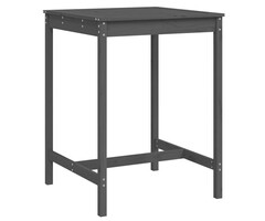Vidaxl Massiver Gartentisch Kiefer Grau 82,5x82,5x110 cm - bis zu 45% günstiger
