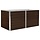 Hochbeet verzinkter Stahl 160x80x77cm Braun - Outlet bis zu 55% reduziert