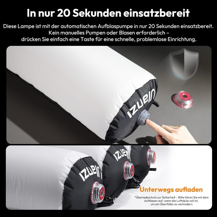 Aufblasbare LED-Fotoleuchte AL60 Bi-Color - bis zu 34% Rabatt