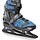 Verstellbare Kinderschlittschuhe Schwarz/Blau Gr. 30-33 - bis zu 33% sparen