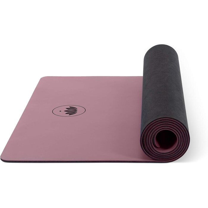 Premium Naturkautschuk Yogamatte - Rutschfest - Aubergine - bis zu 34% sparen