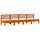 4er-Set Gartenbank Massivholz Kiefer, Waschbraun - Sparen Sie bis zu 35%