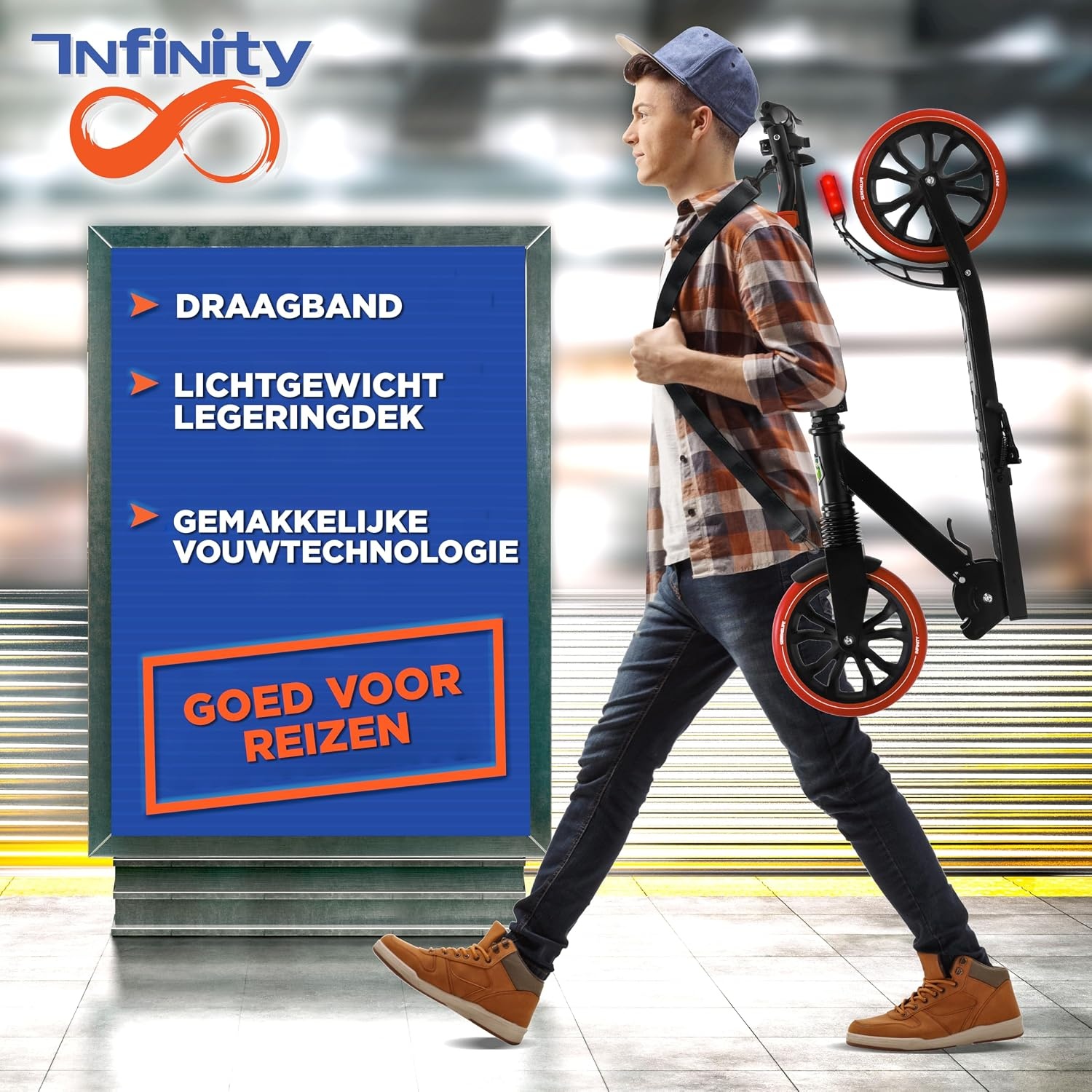Klappbarer City-Scooter - Rot - Für Erwachsene & Jugendliche - Bis zu 34% Rabatt