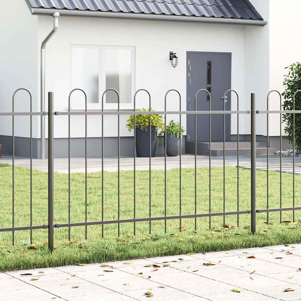 Vidaxl Gartenzaun Industrie-Design 170x150cm Stahl - jetzt bis zu 54% Rabatt