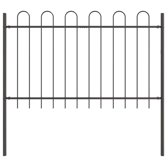 Vidaxl Gartenzaun Industrie-Design 170x150cm Stahl - jetzt bis zu 54% Rabatt