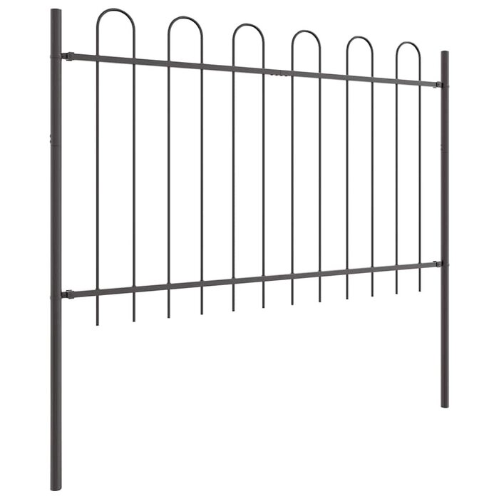 Vidaxl Gartenzaun Industrie-Design 170x150cm Stahl - jetzt bis zu 54% Rabatt
