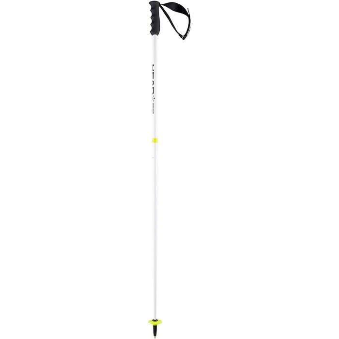 Profi-Rennskistock Worldcup SL 110 cm, Aluminium, weiß - bis zu 34% reduziert