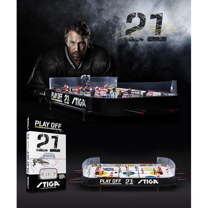 Eishockey Tischspiel 96x50cm Schweden gegen Finnland - bis zu 34% sparen