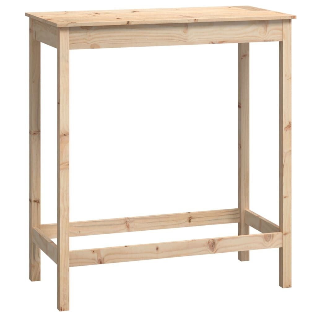 Vidaxl Bartisch aus massivem Kiefernholz 100x50x110 cm - bis zu 34% Rabatt sparen