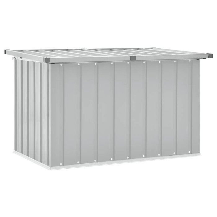 Vidaxl Gartenbox aus verzinktem Stahl 109x67x65cm - Grau - Outlet bis zu 32% reduziert