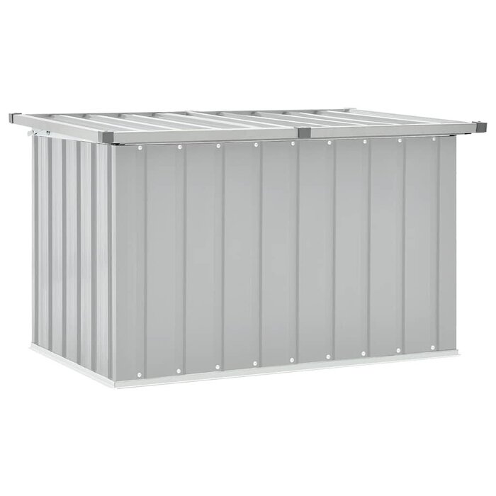 Vidaxl Gartenbox aus verzinktem Stahl 109x67x65cm - Grau - Outlet bis zu 32% reduziert
