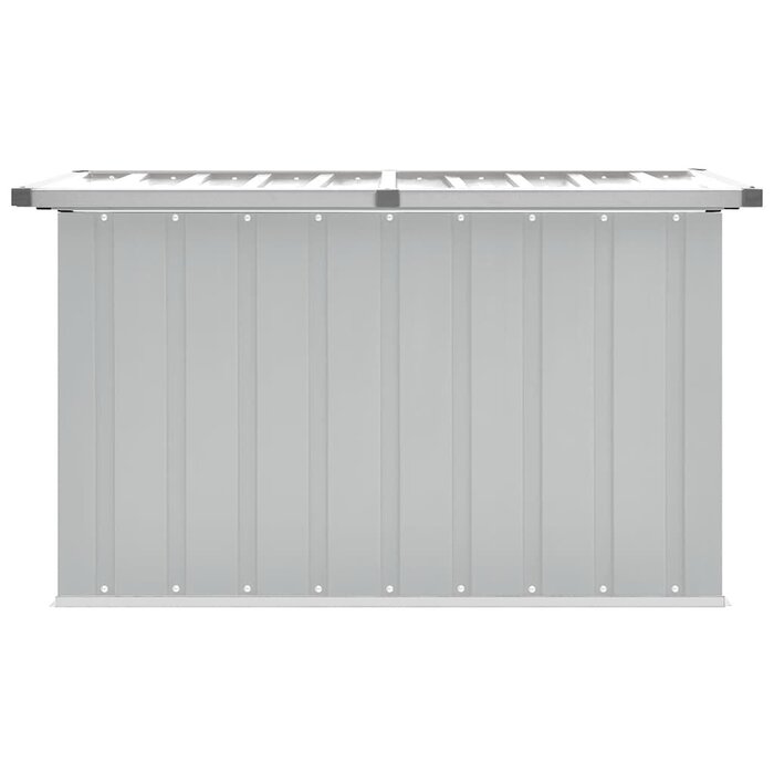 Vidaxl Gartenbox aus verzinktem Stahl 109x67x65cm - Grau - Outlet bis zu 32% reduziert