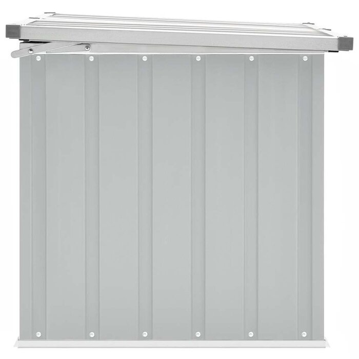 Vidaxl Gartenbox aus verzinktem Stahl 109x67x65cm - Grau - Outlet bis zu 32% reduziert