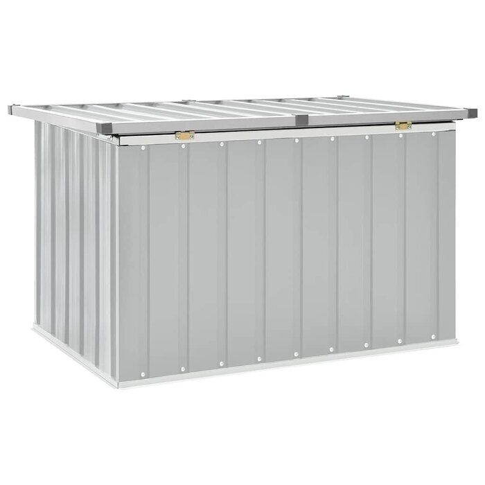 Vidaxl Gartenbox aus verzinktem Stahl 109x67x65cm - Grau - Outlet bis zu 32% reduziert