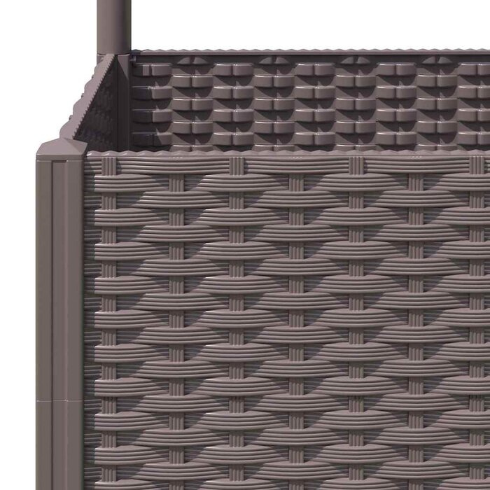 Vidaxl Pflanzkasten mit Rankgitter 120x40x136cm Braun - bis zu 29% Rabatt