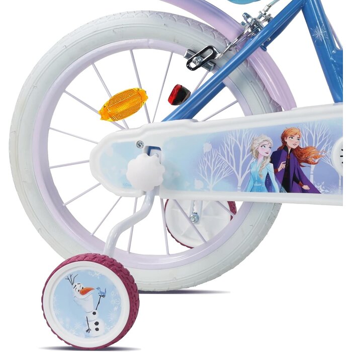 Eiskönigin Kinderfahrrad 16 Zoll - Mädchenrad mit Zubehör bis zu 35% reduziert