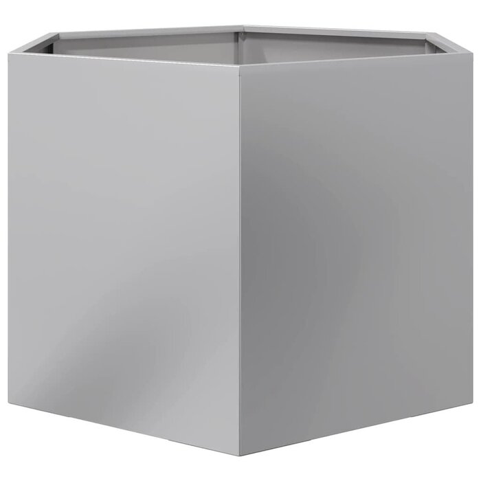 Vidaxl Sechseckiges Hochbeet aus verzinktem Stahl, 69 x 60 x 45 cm - bis zu 46% Rabatt