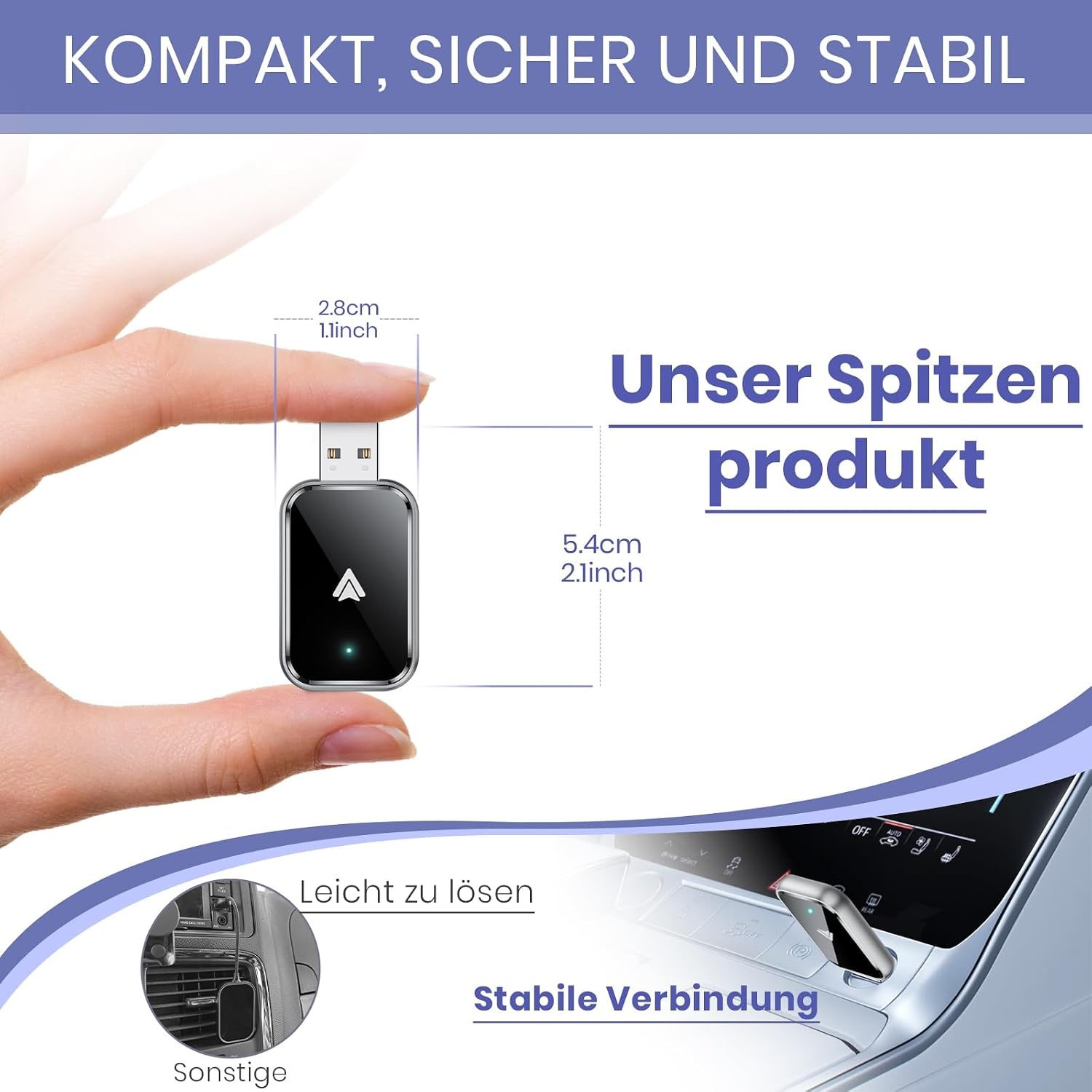 Kabelloser Android Auto Adapter - Jetzt bis zu 55% günstiger