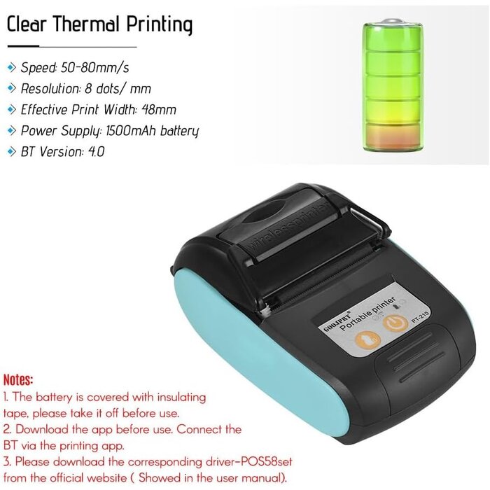 Mobiler Thermo-Bondrucker für Handel & Gastro - Bis zu 62% sparen