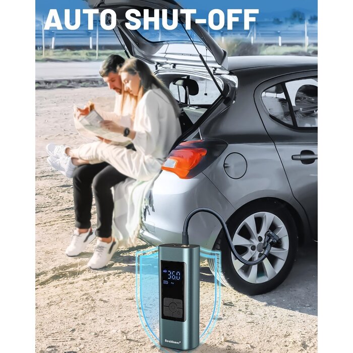 Mini Luftkompressor mit Powerbank: Tragbar & Kabellos - bis zu 28% Rabatt
