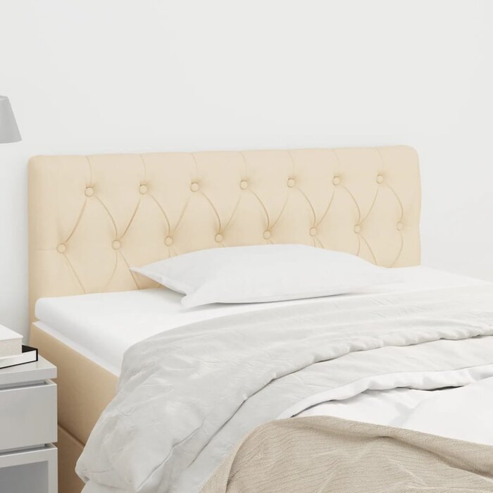 Vidaxl Stilvolles Bettkopfteil 100x78 cm in Creme - jetzt bis zu 43% günstiger