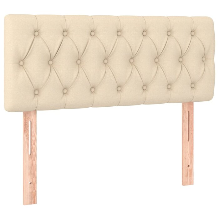 Vidaxl Stilvolles Bettkopfteil 100x78 cm in Creme - jetzt bis zu 43% günstiger