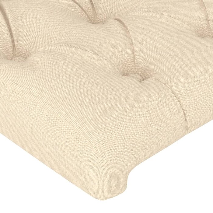Vidaxl Stilvolles Bettkopfteil 100x78 cm in Creme - jetzt bis zu 43% günstiger
