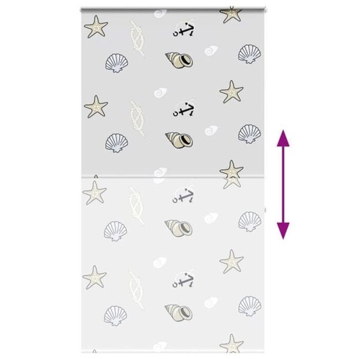 Vidaxl Dusch-Rollo 140x240 cm - Platzsparend & Wasserabweisend bis zu 54% sparen