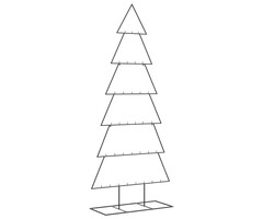 Vidaxl Weihnachtsbaum aus Metall 180 cm Schwarz - jetzt bis zu 60% sparen