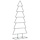 Weihnachtsbaum aus Metall 180 cm Schwarz - Modern & Minimalistisch bis zu 51% Rabatt