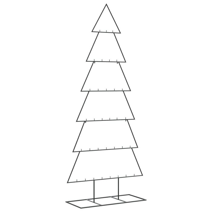 Vidaxl Weihnachtsbaum aus Metall 180 cm Schwarz - Modern & Minimalistisch bis zu 51% Rabatt