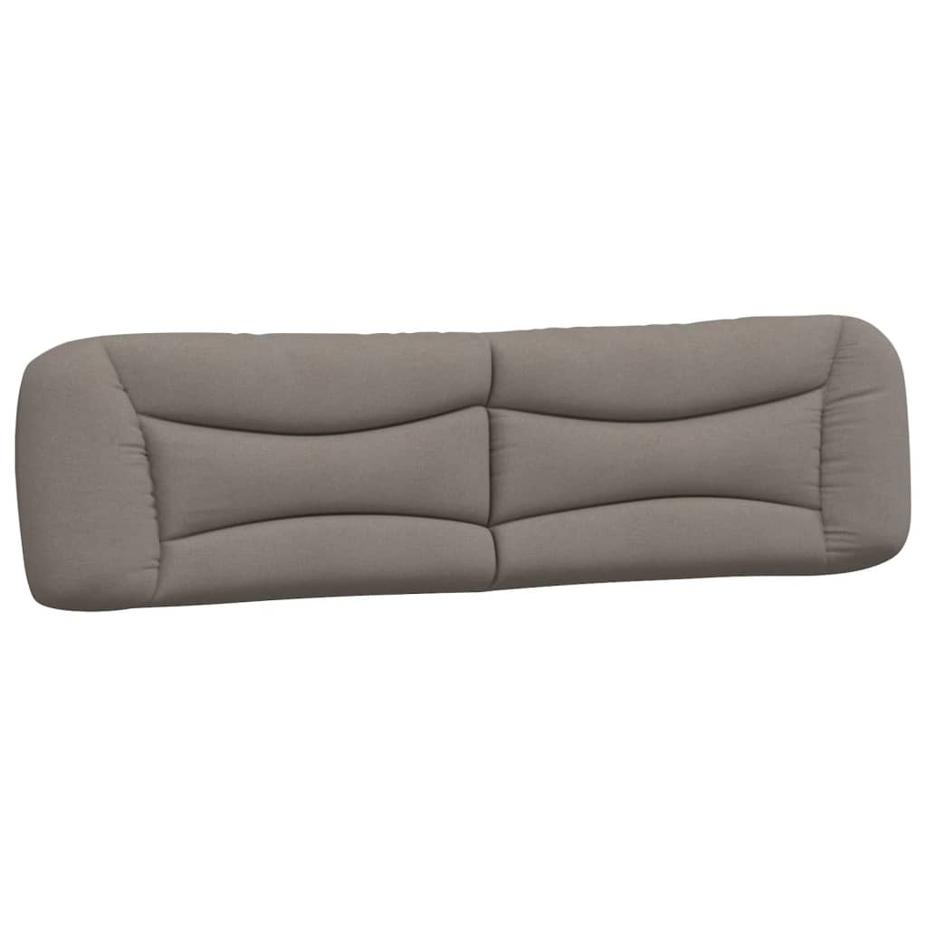 Vidaxl Stilvolles Kopfkissen für 200 cm Betten, Taupe - Jetzt bis zu 81% Rabatt!