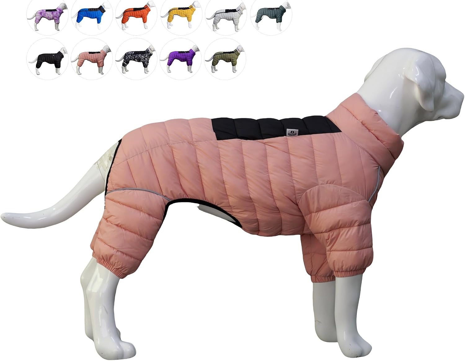 Hundewintermantel Ganzkörper Off-White XL - bis zu 79% reduziert
